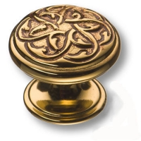 07120-035 Ручка кнопка латунь современная классика, французское золото