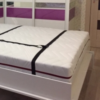 Ремни для фиксации матраса на ортопедическом основании в конструкции шкаф-кровать или подъемная кровать