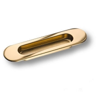 3921-100 Ручка врезная для дверей современная классика, цвет - глянцевое золото