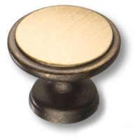 1324.0025.001 Ручка кнопка классика, античная бронза