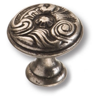 15.366.25.16 Ручка кнопка классика, античное серебро