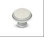 WPO2028/30.00T4 Ручка-кнопка  белый/ винтажное серебро, Giusti