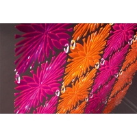 Комплект декоративных панелей DAISY 254х254мм (6 штук), отделка розовая
