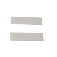 Комплект заглушек (2 штуки) для ящика Newline без логотипа, белый