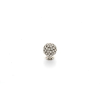 MOB 472 26 SWA 07 Ручка кнопка с кристаллами Swarovski, эксклюзивная коллекция, цвет-глянцевый хром