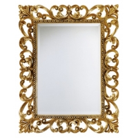 Зеркало ППУ прямоугольное R1076PA 750x950 золото 2 (эмаль)