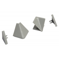 Комплект угловых элементов для треугольных бортиков АА.101 и АА.102, цвет серый