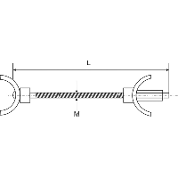 Стяжка для столешниц FIRMAX, L=65 мм, М6, сталь, цинковое покрытие, пластик