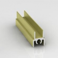 Золотой шелк, верхний горизонтальный профиль Шёлк. Алюминиевая система дверей-купе ABSOLUT DOORS SYSTEM