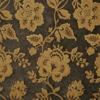 Мебельная ткань шенилл ALEKSANDRIA flowers brown(АЛЕКСАНДРИЯ Флауэрс Браун)