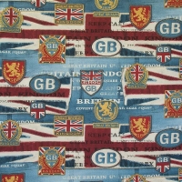 Мебельная ткань скотчгард BRITANNIA Flag (Британия флаг)