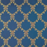 Мебельная ткань жаккард CHATEAU Losange Cobalt (Шато Лёсандж Кобалт)