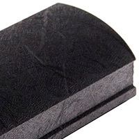 Черный шелк, верхний горизонтальный профиль Шёлк. Алюминиевая система дверей-купе ABSOLUT DOORS SYSTEM