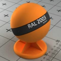 RAL 2003 краска для фасадов МДФ цвет апельсиновой пастели