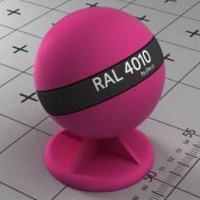 RAL 4010 краска для фасадов МДФ цвет "телемагента"