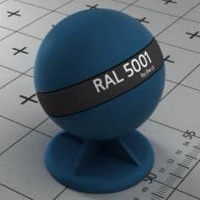 RAL 5001 краска для фасадов МДФ сине-зеленая