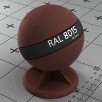 RAL 8015 краска для фасадов МДФ красновато-коричневый