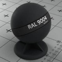 RAL 9004 краска для фасадов МДФ сигнальная черная
