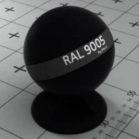 RAL 9005 краска для фасадов МДФ черный янтарь