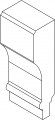 Ножка цоколя колонки  декоративной Нике 50х120 масив Италия