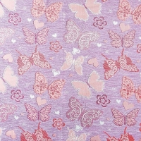 Мебельная ткань шенилл KIDS Butterfly Lilac (Кидс Баттэрфлай Лайлэк)