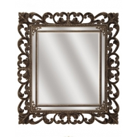 Зеркало ППУ прямоугольное R1076PA 750x950 белый глянец (эмаль)