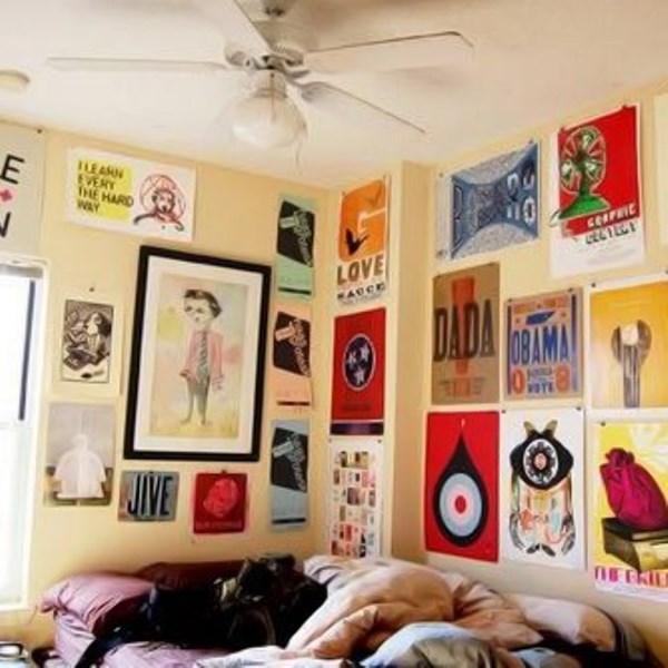 Идеи для стены в комнате подростка (69 фото)