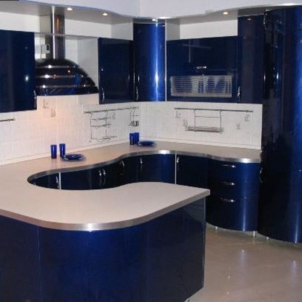 Синяя кухня 133