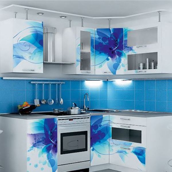 Синяя кухня 471