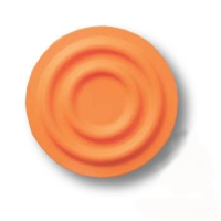 440025ST08 Ручка кнопка детская, круг оранжевый
