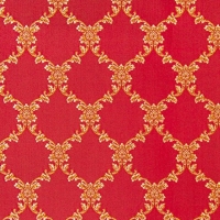 Мебельная ткань жаккард CHATEAU Losange Rubis (Шато Лёсандж Руби)