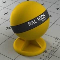 RAL 1005 краска для фасадов МДФ медово-желтая