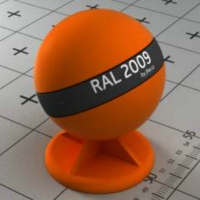 RAL 2009 краска для фасадов МДФ яркая дорожно-оранжевая