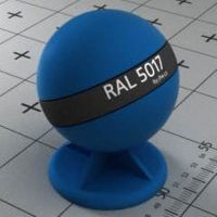 RAL 5017 краска для фасадов МДФ дорожно-синяя