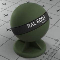 RAL 6003 краска для фасадов МДФ оливково-зеленая