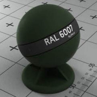 RAL 6007 краска для фасадов МДФ бутылочно-зелёный
