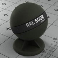 RAL 6008 краска для фасадов МДФ коричнево-зелёный