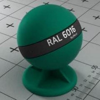 RAL 6016 краска для фасадов МДФ бирюзово-зеленая