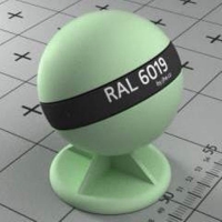 RAL 6019 краска для фасадов МДФ пастельно-зеленая