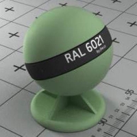 RAL 6021 краска для фасадов МДФ бледно-зеленая