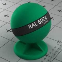 RAL 6024 краска для фасадов МДФ дорожно-зеленая