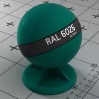 RAL 6026 краска для фасадов МДФ опалово-зеленая