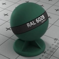 RAL 6028 краска для фасадов МДФ сосновая зеленая