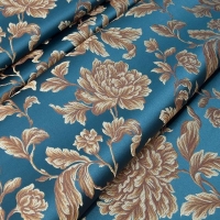 Мебельная ткань жаккард MARGUERITE DE VALOIS Fleur Marin (МАРГАРИТ ДЕ ВАЛУА Флёр Маран)