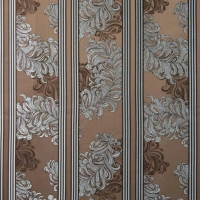 Мебельная ткань жаккард VALERI Stripe Brown Blue (Валери Страйп Браун Блю)
